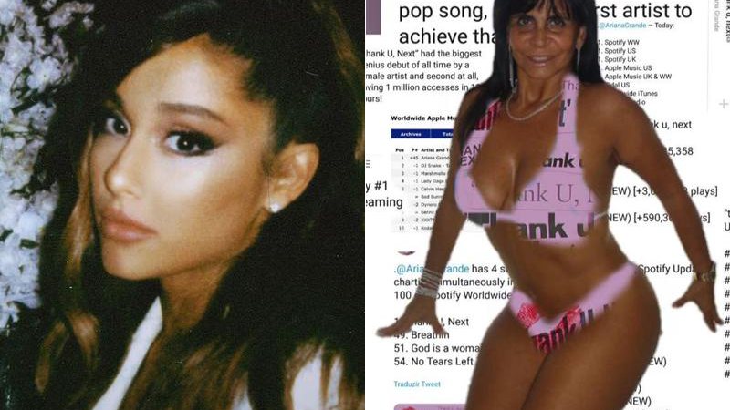 Ariana Grande usou meme de Gretchen e cantora não deixou passar - Foto: Reprodução/ Instagram