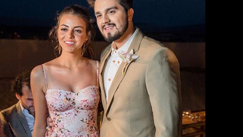 Caroline Queiroz relembrou encontro com Luan Santana no casamento da irmã, Camila Queiroz - Foto: Reprodução/ Instagram