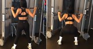 Kim Kardashian mostrou treino para o bumbum e as pernas na web - Foto: Reprodução/ Instagram