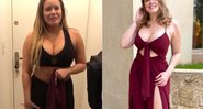 Paulinha Leitte mostrou antes e depois e comemorou nova silhueta na web - Foto: Reprodução/ Instagram