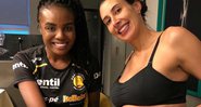 Sheilla Castro recebeu a visita de Fabiana Claudino na maternidade - Foto: Reprodução/ Instagram