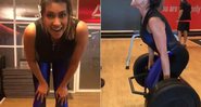 Solange Frazão levantou mais que o próprio peso em exercício - Foto: Reprodução/ Instagram