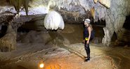Imagem Grazi Massafera encara 4 horas de trilha para chegar até caverna e mostra fotos incríveis na web