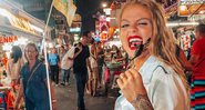 Luísa Sonza comeu espetinho de escorpião em barraquinha na Tailândia - Foto: Reprodução/ Instagram