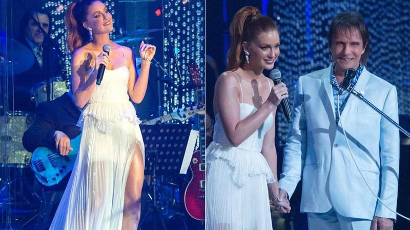 Marina Ruy Barbosa cantou com Roberto Carlos em especial de fim de ano - Foto: Reprodução/ Instagram