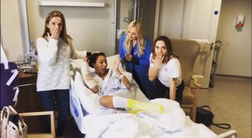 Mel B quebrou duas costelas, feriu e levou muitos pontos na mãe e no braço direito - Foto: Reprodução/ Instagram