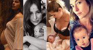 Isis, Sabrina, Andressa Suita e Juliana Didone estão na lista das mamães famosas de 2018 - Foto: Reprodução/ Instagram/ Montagem CENAPOP
