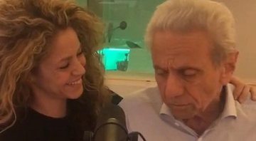 Shakira fez um dueto com o pai de 87 anos e a web amou - Foto: Reprodução/ Instagram