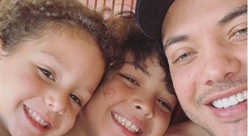 Wesley Safadão acompanhado de seus filhos - Foto; Reprodução/Instagram