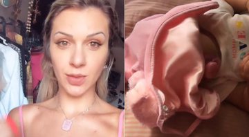 Tatiele Polyana mostrou a sobrinha com o rostinho parcialmente coberto e defendeu Mayra Cardi em vídeo - Foto: Reprodução/ Instagram