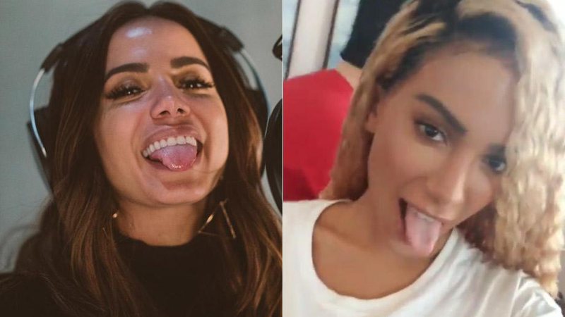 Anitta antes e depois de mudar o visual - Foto: Reprodução/ Instagram