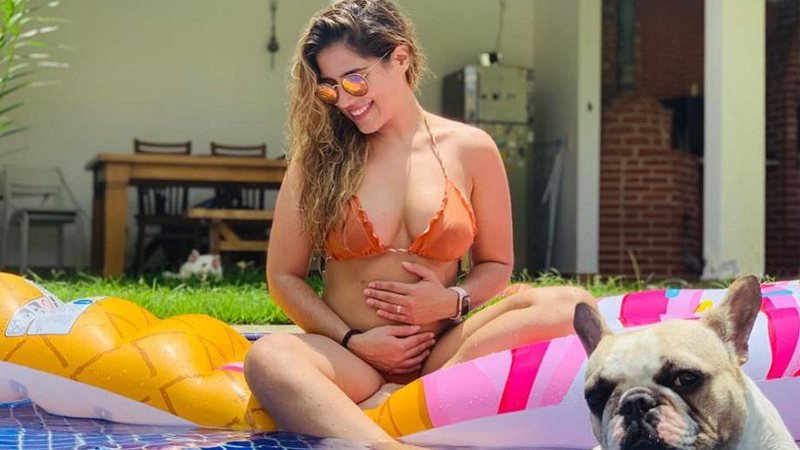 Camilla Camargo na foto em que anunciou a sua primeira gravidez - Foto: Reprodução/Instagram