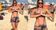 Carol Castro aproveitou o início das férias na praia - Foto: Reprodução/ Instagram