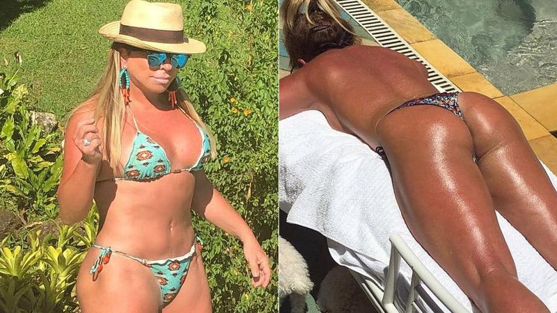 Cristina Rocha fez topless e recebeu vários elogios de seus seguidores - Foto: Reprodução/ Instagram