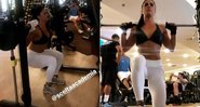 Graciele Lacerda tirou a quarta-feira (09/01) para treinar pernas e glúteos - Foto: Reprodução/ Instagram