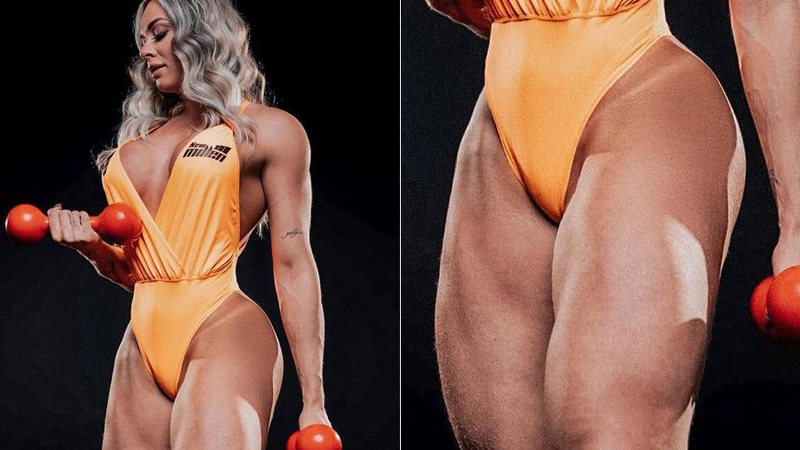 Juju Salimeni impressionou seus seguidores ao exibir as pernas musculosas - Foto: Reprodução/ Instagram