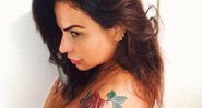 Solange Gomes mostrou sua nova tatuagem na web - Foto: Reprodução/ Instagram