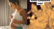 Thaeme mostrou ultrassom de Liz na web e falou sobre o pré-natal da filha - Foto: Reprodução/ Instagram