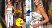 Ticiane Pinheiro exibiu a barriguinha da 2ª gravidez para a colega Renata Alves - Foto: Reprodução/ Instagram