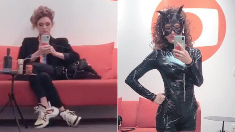 Isabelle Drummond se transformou em Mulher-Gato para a novela Verão 90 - Foto: Reprodução/ Instagram