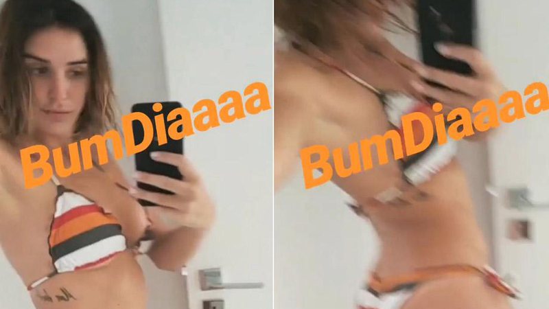 Rafa Brites deu “bumdia” de biquíni aos seus seguidores do Instagram nesta sexta-feira (1º) - Foto: Reprodução/ Instagram