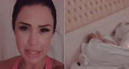 Gracyanne mostrou Belo na cama e reclamou em vídeo - Foto: Reprodução/ Instagram