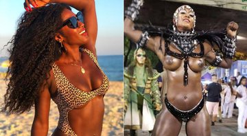 Ketula Mello ficou careca para interpretar guerreira africana na Sapucaí - Foto: Reprodução/ Instagram