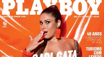 Rita Mattos, a gari gata, é capa da Playboy de setembro - Foto: Divulgação