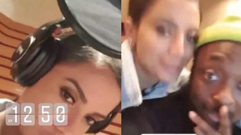 Anitta compartilha foto com Will.I.Am, do Black Eyed Peas, e aumenta rumores de parceria - Foto: Reprodução/Instagram