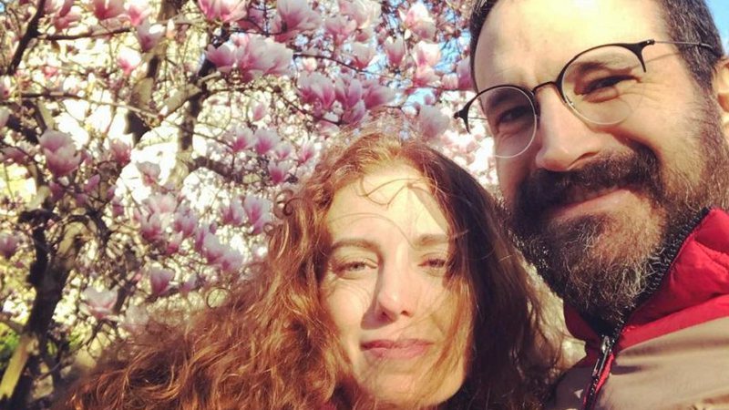 Caco Ciocler e Paula Cesari em foto tirada em Nova York - Foto: Reprodução/Instagram