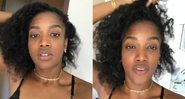 Iza mostrou cabelo natural e incentivou a transição capilar - Foto: Reprodução/ Instagram