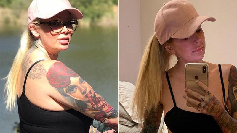 Jenna Jameson elimina 36 kg após a gestação e mostra antes e depois incrível - Foto: Reprodução/ Instagram