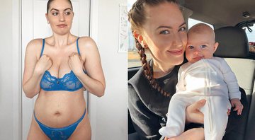 Siera Bearchell exibiu o corpo pós-parto e mandou recado importante sobre amor próprio - Foto: Reprodução/ Instagram