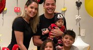 Wesley Safadão e família: dois de seus filhos estão internados com pneumonia - Foto: Reprodução/Instagram