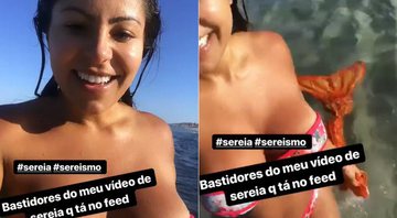 Andressa Ferreira fez vídeo divertido, foi criticada, e deu resposta à altura - Foto: Reprodução/ Instagram