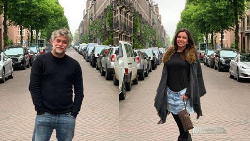 Ao lado da namorada, Fábio Assunção curte passeio romântico em Amsterdã - Foto: Reprodução/Instagram