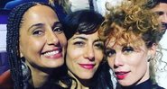 Camila Pitanga, Marina Person e Mariana Ximenes em festa de aniversário - Foto: Reprodução/Instagram