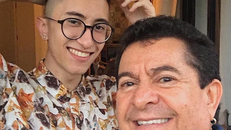 Solimões com o filho, Gabriel Felizardo - Foto: Reprodução/ Instagram