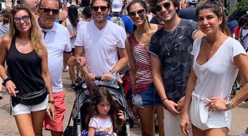 Galvão Bueno aproveita último dia de férias com a família em passeio na Disney - Foto: Reprodução/Instagram