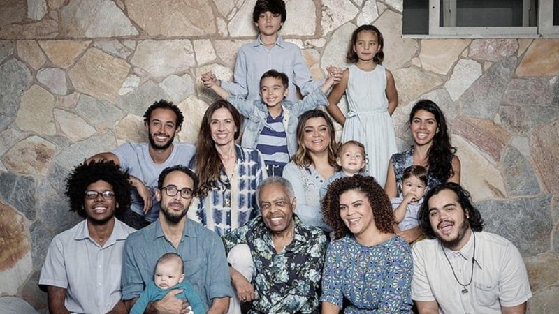Gilberto Gil publica com filhos e netos para comemorar o Dia Internacional da Família - Foto: Reprodução/Instagram