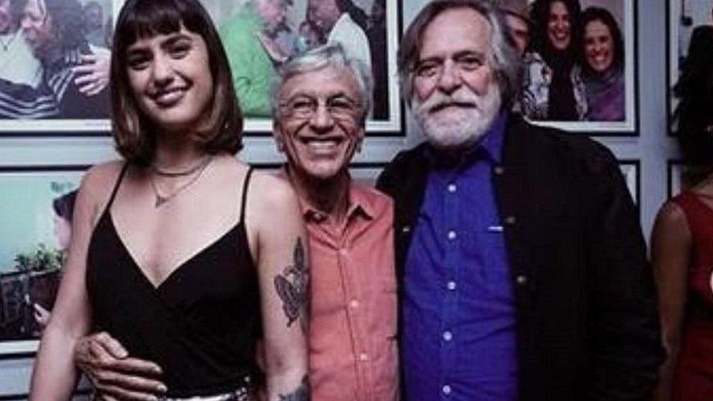 José de Abreu ao lado de Caetano Veloso e Carol Junger - Foto: Reprodução/Instagram