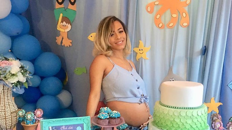 Juliana Diniz no chá de bebê de Yolanda - Foto: Reprodução/ Instagram