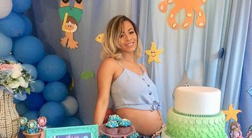 Juliana Diniz no chá de bebê de Yolanda - Foto: Reprodução/ Instagram