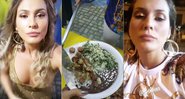 Lívia Andrade sambou, comeu feijoada, e terminou a noite “no banco da praça” com Leo Dias - Foto: Reprodução/ Instagram