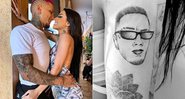 MC Mirella tatuou o rosto do namorado, Dynho Alves - Foto: Reprodução/ Instagram