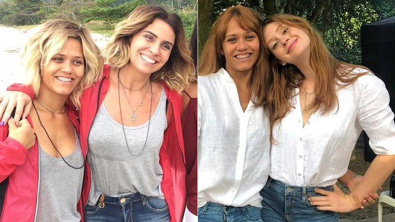 Roberta Felipe com as atrizes Giovana Antonelli e Marina Ruy Barbosa - Foto: Reprodução/ Instagram
