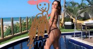 Sentindo falta do namorado, Anitta “desenha” Pedro Scooby em foto - Foto: Reprodução/Instagram