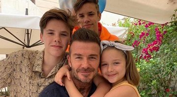 David Beckham aparece em foto com todos os filhos e encanta a web - Foto: Reprodução/Instagram