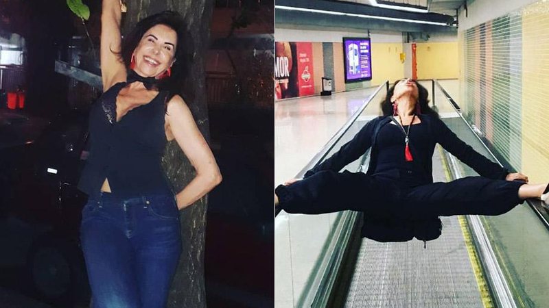 Claudia Alencar compartilhou pose inusitada e festejou recorde pessoal na web - Foto: Reprodução/ Instagram
