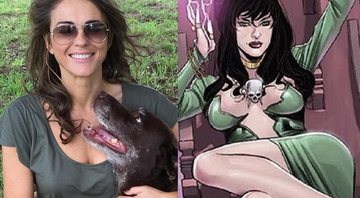 Musa em Austin Power, Elizabeth Hurley será vilã em filme da Marvel - Foto: Reprodução/Instagram